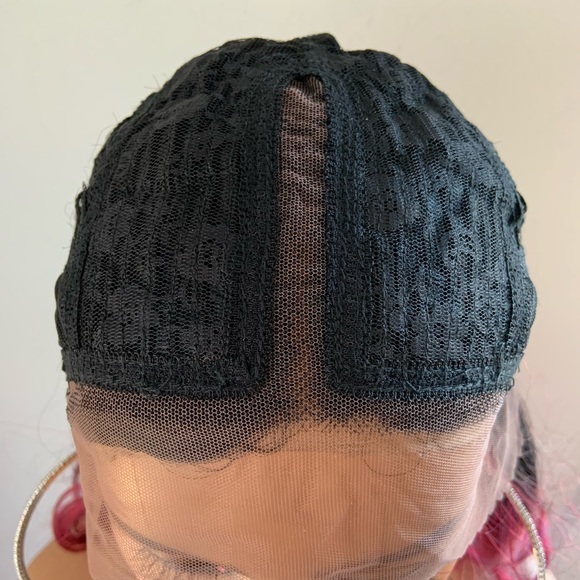 Gorgeous Red Burgundy Body Wave Lace Front Synthetic Wig - Picture 4 of 10